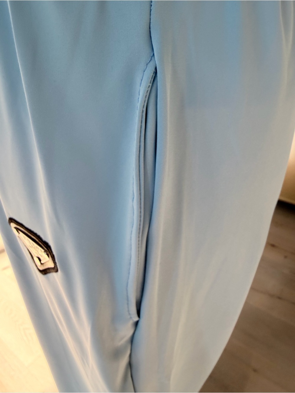 Prada Light Blue Jersey Tank with Wide-Leg Pants size M - Picture 5 of 10